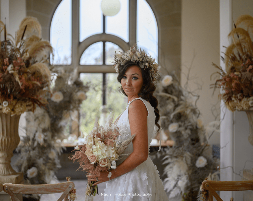 Kinmount House Orangery Bride Flowers