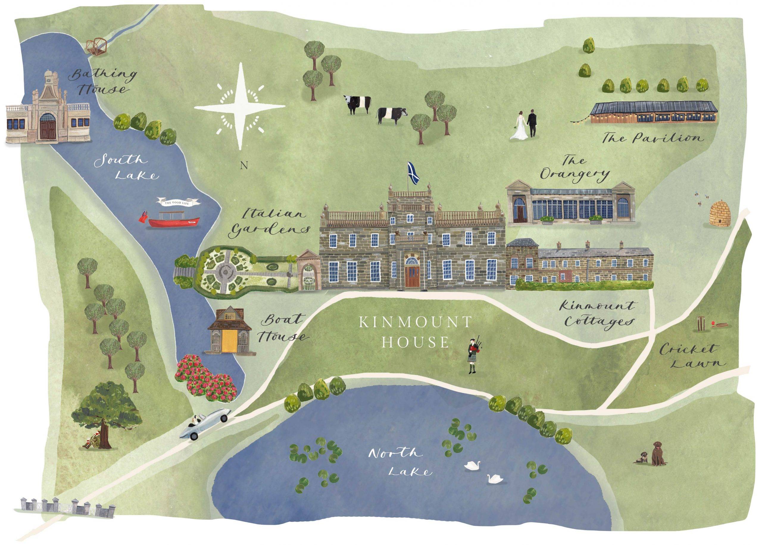 Kinmount House map